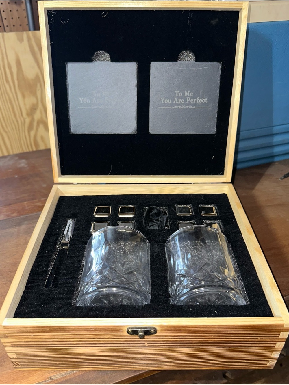 Whiskey Glass & Accessory Gift Set For Husband
Anniversary Gift